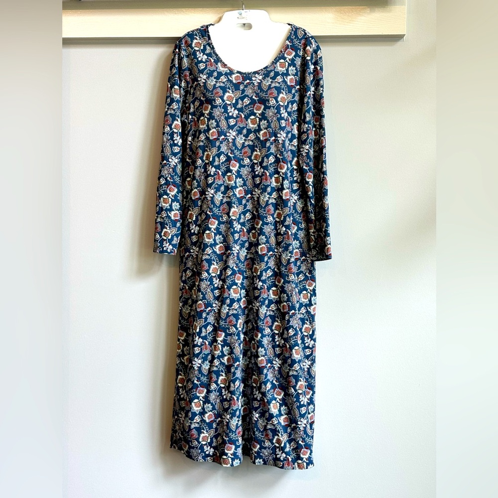 Lands End Maxi dress size Medium 10-12